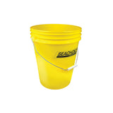 Seachoice 90120 5-Gallon Utility Bucket With Handle, Yellow
