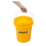 Seachoice 90120 5-Gallon Utility Bucket With Handle, Yellow