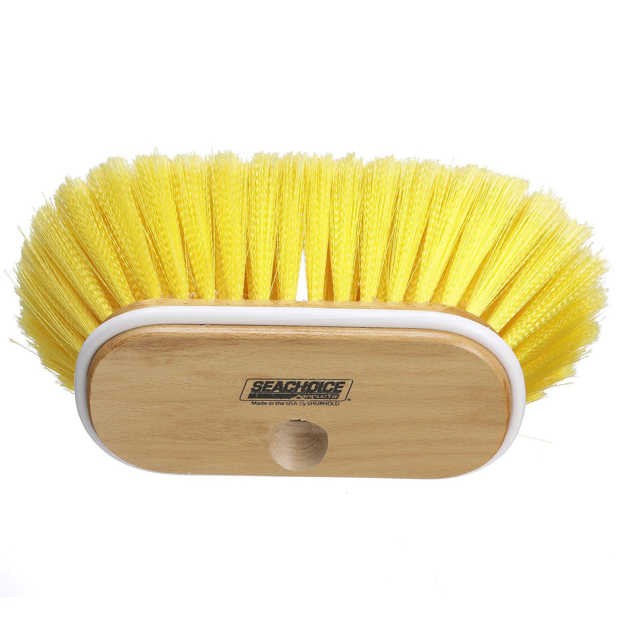 Seachoice 90591 Deck Brush with Bumper and Threaded Adapter, Soft