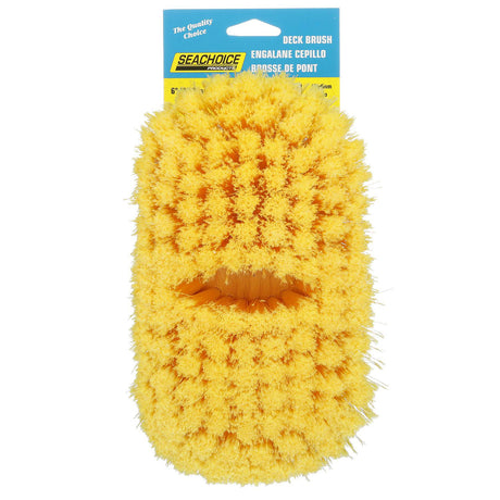 Seachoice 90591 Deck Brush with Bumper and Threaded Adapter, Soft