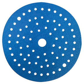 Seachoice 91957 Blue Ceramic Hook & Loop Discs with Vacuum Holes, Grade: 320