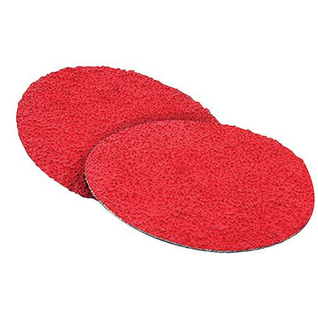 Seachoice 91971 Red Ceramic ″R″ Type Cloth Backed Disc, 2″, Grade: 24