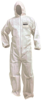 Seachoice 93147 Poly Disposable Coverall With Hood, 3X-Large