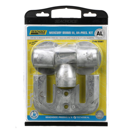 Seachoice Aluminum Anode Kit For Mercury Bravo III (04-Present)