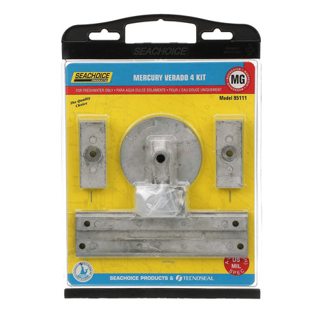 Seachoice Magnesium Anode Kit For 4 Cylinder Mercury Verado