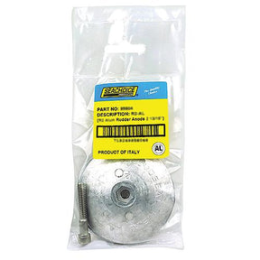 Seachoice 95607 Rudder & Trim Tab Anode w/Allen Screw, Aluminum, Model R3, Size 3-3/4″ dia. x 1/2″