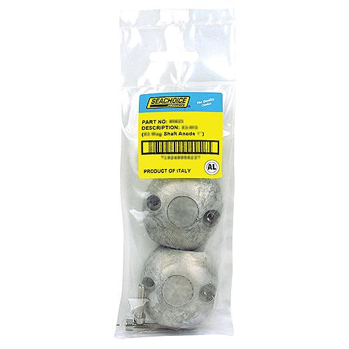 Seachoice 95624 Streamlined Shaft Anode w/Allen Screw, Aluminum, Model X4, Size 1-1/8"