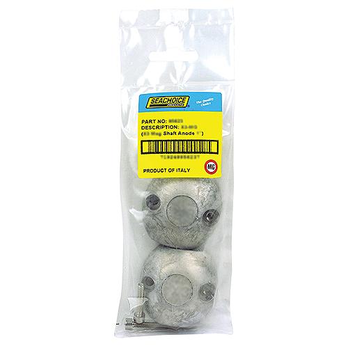 Seachoice 95638 Streamlined Shaft Anode w/Allen Screw, Magnesium, Model X9, Size 2"