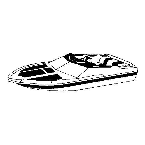 Carver 74421S11 Day Cruiser, 21'6, Sun-Dura Mist Gray I/O