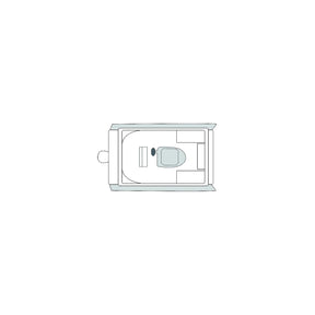 Carver 79009 Flex-Fit PRO Poly-Flex II Pontoon Boat, Slate Gray