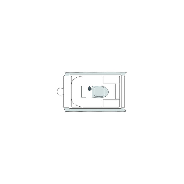 Carver 79009 Flex-Fit PRO Poly-Flex II Pontoon Boat, Slate Gray