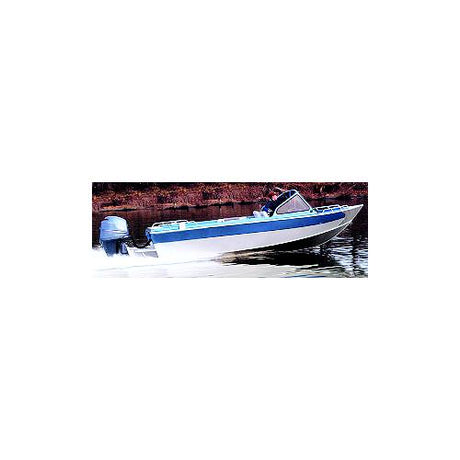 Carver 79020XS11 Aluminum Fishing With High Windshield - Mounted Forward, 20'6 O/B Extra Wide, Poly-Flex II Slate Gray