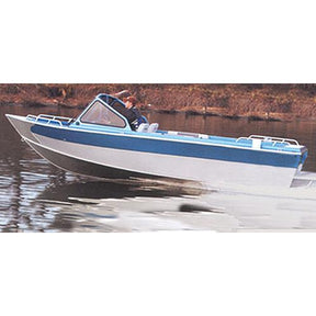 Carver 79118S11 Aluminum Fishing With High Windshield - Mounted Forward, 18'6 I/O, Poly-Flex II Slate Gray