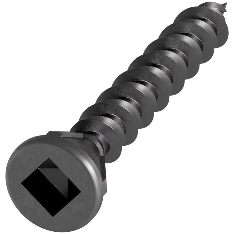 Simpson Strong-Tie No. 7 X 1-1/4 in. L Square Gray Phosphate Coated High/Low Exterior Wood Screw 250