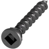 Simpson Strong-Tie No. 7 X 1-1/4 in. L Square Gray Phosphate Coated High/Low Exterior Wood Screw 250