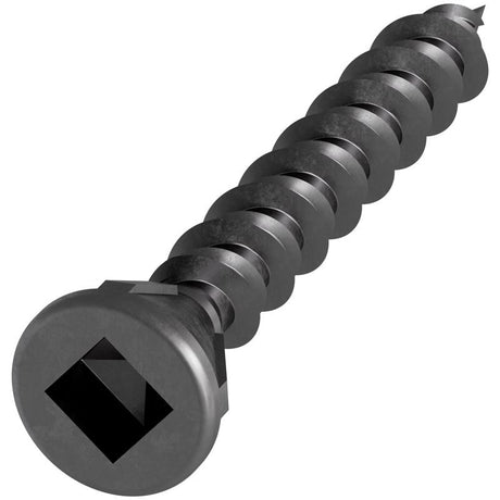 Simpson Strong-Tie No. 7 X 1-1/4 in. L Square Gray Phosphate Coated High/Low Exterior Wood Screw 250