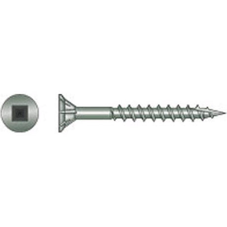 Simpson Strong-Tie No. 9 X 1-5/8 in. L Square Galvanized Coarse Cement Board Screws 1500 pk