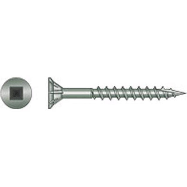 Simpson Strong-Tie No. 9 X 1-5/8 in. L Square Galvanized Coarse Cement Board Screws 1500 pk