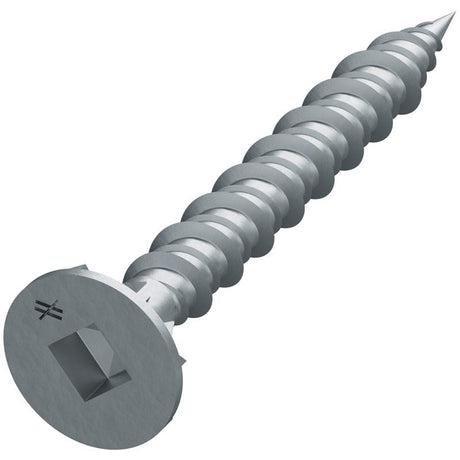 Simpson Strong-Tie No. 9 X 1-5/8 in. L Square Galvanized Coarse Cement Board Screws 1500 pk