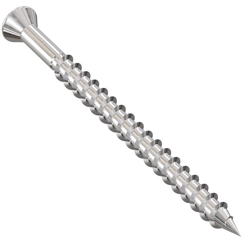 Quik Drive No. 7 Sizes X 2.5 in. L Silver Square Trim Head Deck Screws 1000 pk
