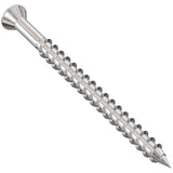 Quik Drive No. 7 Sizes X 2.5 in. L Silver Square Trim Head Deck Screws 1000 pk