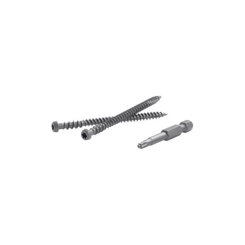 FastenMaster TrapEase No. 20 X 2-1/2 in. L Torx Ttap Star Head Composite Deck Screws 75 pk