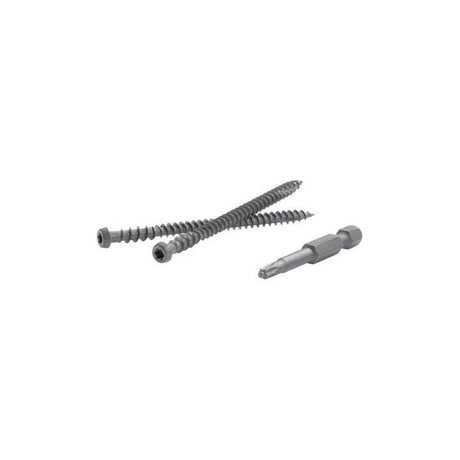 FastenMaster TrapEase No. 20 X 2-1/2 in. L Island Mist Torx Ttap Star Head Composite Deck Screws 350