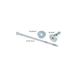 FastenMaster ThruLok No. 14 each X 6-1/4 in. L Hex Galvanized Coarse Wood Screws 1 pk