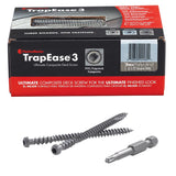 FastenMaster TrapEase No. 20 X 2-1/2 in. L Gravel Path Torx Ttap Star Head Composite Deck Screws 75