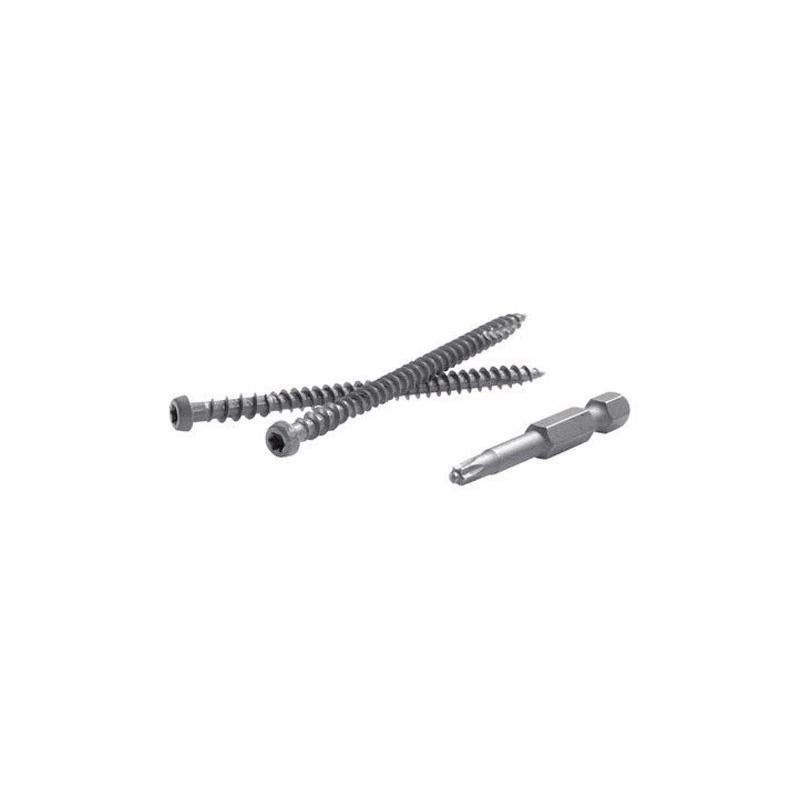 FastenMaster TrapEase No. 20 X 2-1/2 in. L Gravel Path Torx Ttap Star Head Composite Deck Screws 75