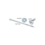 FastenMaster ThruLok No. 14 each X 7 in. L Hex Galvanized Coarse Wood Screws 1 pk