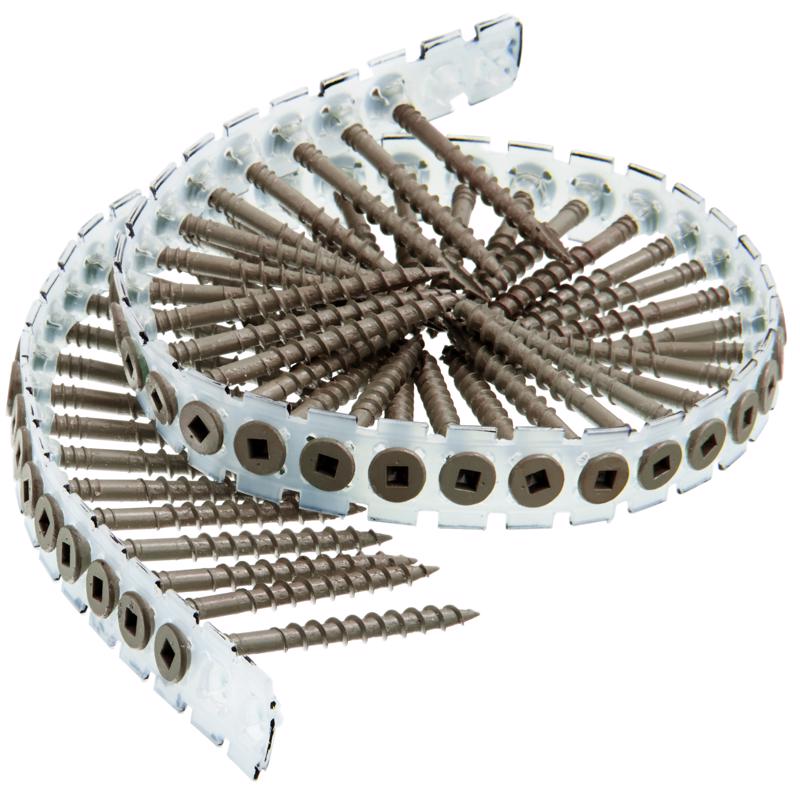 Senco DuraSpin No. 8 X 2 in. L Square Coarse Collated Wood Screws 1000 pk