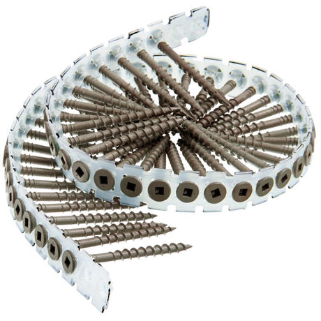 Senco DuraSpin No. 8 X 2 in. L Square Coarse Collated Wood Screws 1000 pk
