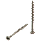 Senco DuraSpin No. 8 Sizes X 2-1/2 in. L Square Square Head Deck Screws 800 pk
