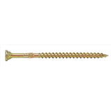 HILLMAN Power Pro No. 9 X 3 in. L Star Yellow Zinc Coarse Wood Screws 74 pk