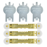 HILLMAN High & Mighty Steel-Plated Gray Hanger Picture Hanging Kit 20 lb 6 pk, Pack of 4