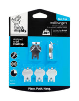HILLMAN High & Mighty Steel-Plated Gray Hanger Picture Hanger 20 lb 5 pk, Pack of 4