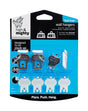 HILLMAN High & Mighty Gray Hanger Picture Hanger 20 lb 8 pk, Pack of 4