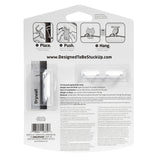 HILLMAN High & Mighty Gray Hanger Picture Hanger 20 lb 8 pk, Pack of 4
