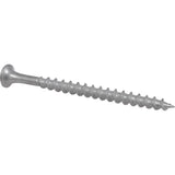 HILLMAN Fas-N-Tite No. 8 Ga. X 2-1/2 in. L Gray Phillips Bugle Head Deck Screws 50 pk