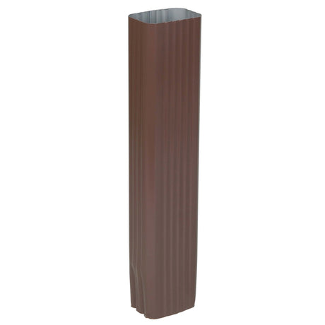 Amerimax 3 in. H X 4.25 in. W X 15 in. L Brown Aluminum K Downspout Extension, Pack of 14
