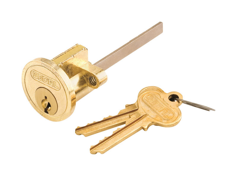 Segal Brass-Plated Zinc Key Lock Cylinder Keyed Differently