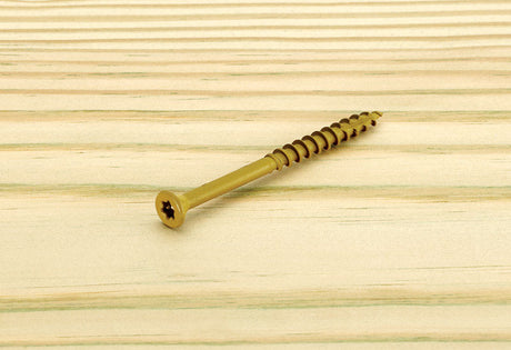 Starborn Deckfast No. 9 X 3 in. L Tan Star Flat Head Deck Screws 250 pk