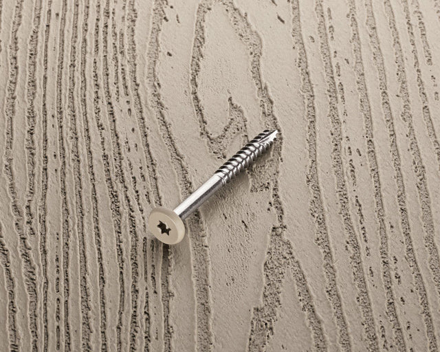 Starborn Deckfast No. 9 X 1-7/8 in. L Tan-Gray Star Pan Head Fascia Screws 100 pk