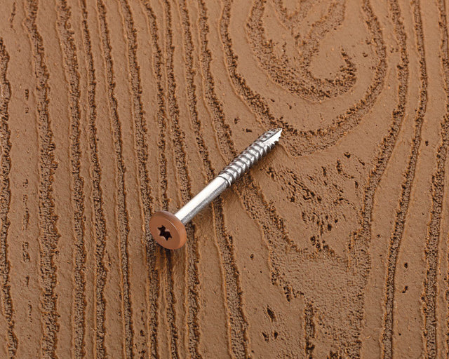 Starborn Deckfast No. 9 X 1-7/8 in. L Brown Star Pan Head Fascia Screws 100 pk