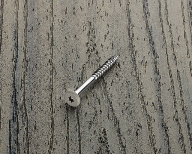 Starborn Deckfast No. 9 X 1-7/8 in. L Gray Star Pan Head Fascia Screws 100 pk