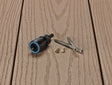 Starborn Pro Plug No. 10 X 2-3/4 in. L Brownstone Star Trim Head Deck Screws and Plugs Kit 1 pk