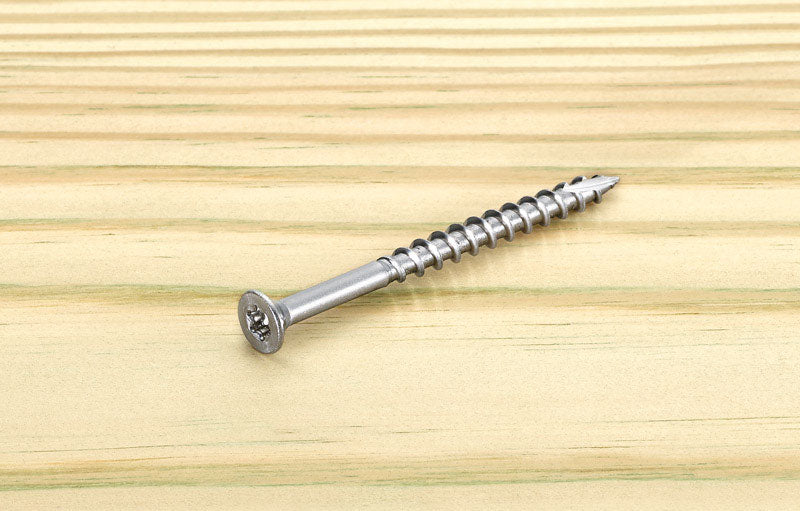 Starborn Deckfast No. 10 X 2-1/2 in. L Silver Star Flat Head Deck Screws 2000 pk