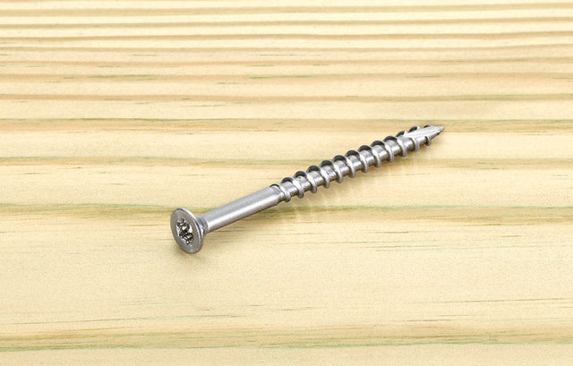 Starborn Deckfast No. 10 X 2-1/2 in. L Silver Star Flat Head Deck Screws 2000 pk