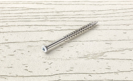 Starborn Headcote No. 7 X 2-1/4 in. L White Star Trim Head Deck Screws 350 pk